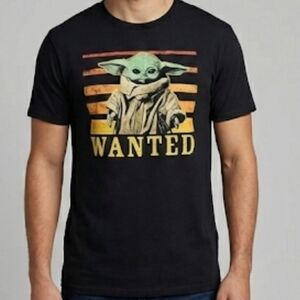 Star Wars The Mandalorian Wanted Grogu T-Shirt Size XL